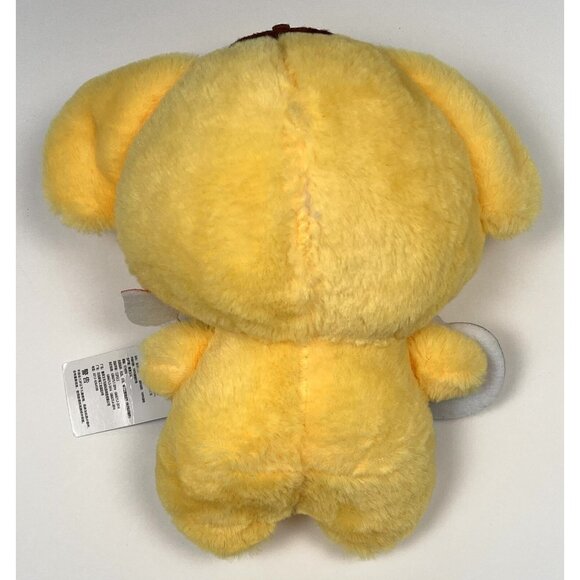 SANRIO Hello Kitty POMPOMPURIN 10" Yellow Brown Plush Stuffed Artist Toy NWT - Picture 2 of 4